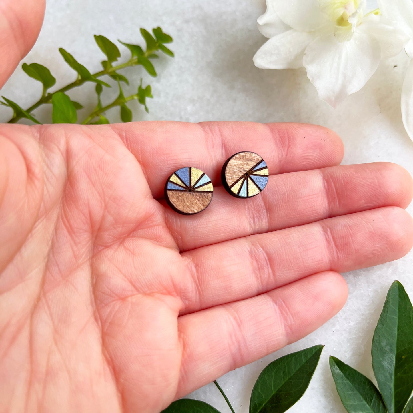 Circle Sun Ray- Periwinkle Blue