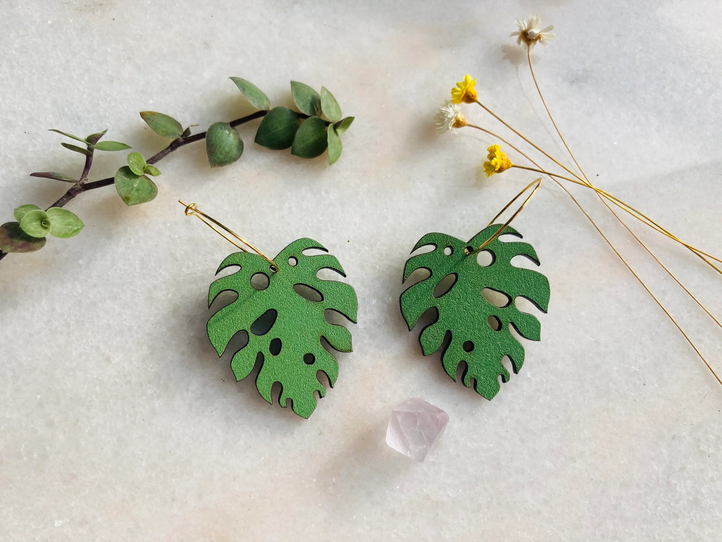 Monsterra Earrings