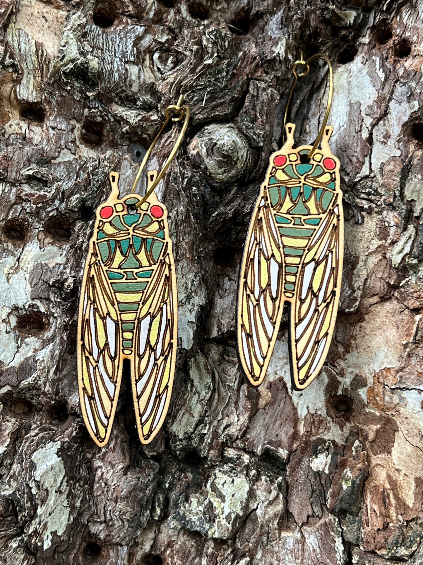 Cicada earrings